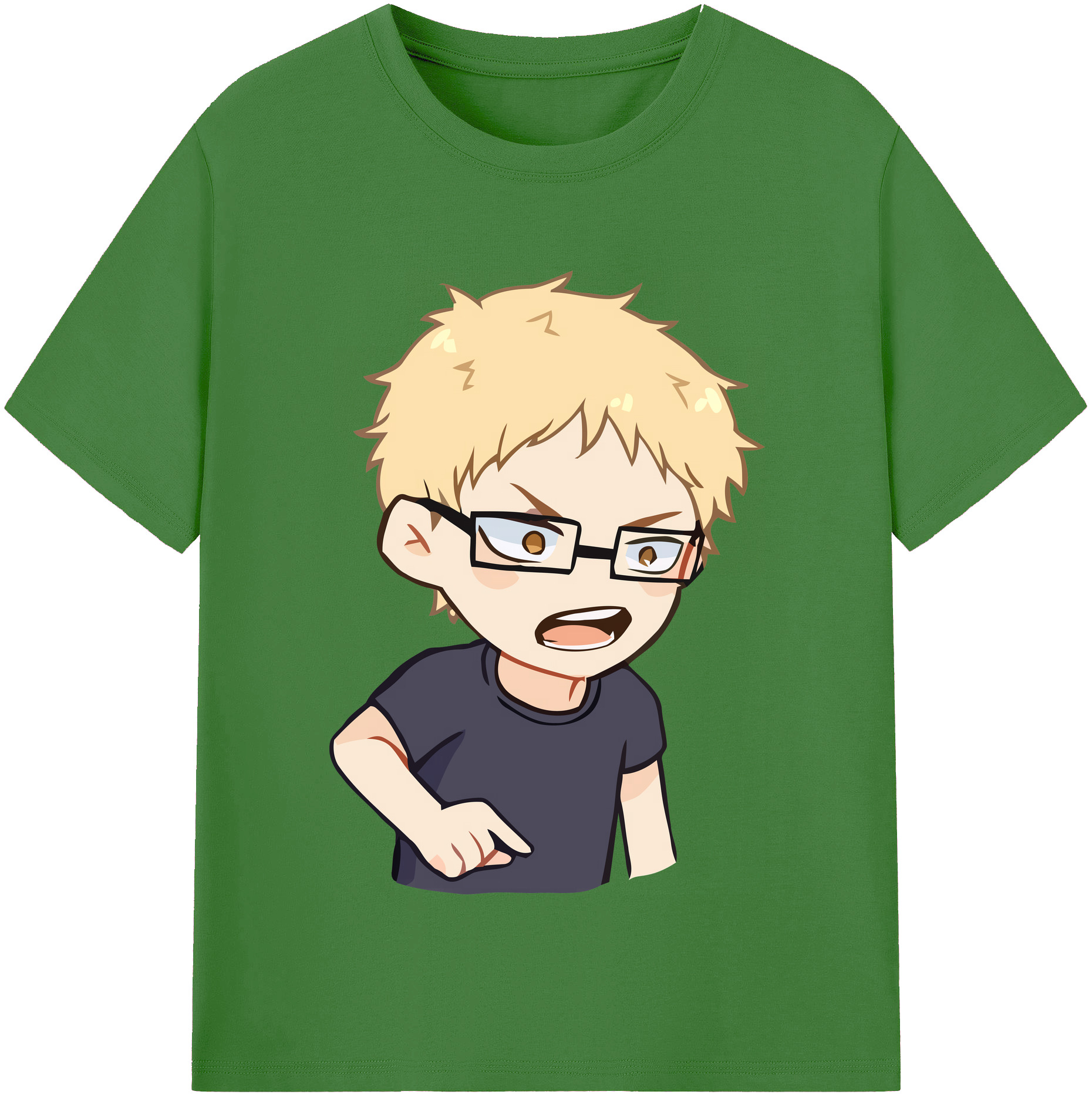 （画像用） ハイキュー!! Haikyu!! レディースカジュアルプリントTシャツ（綿100％）